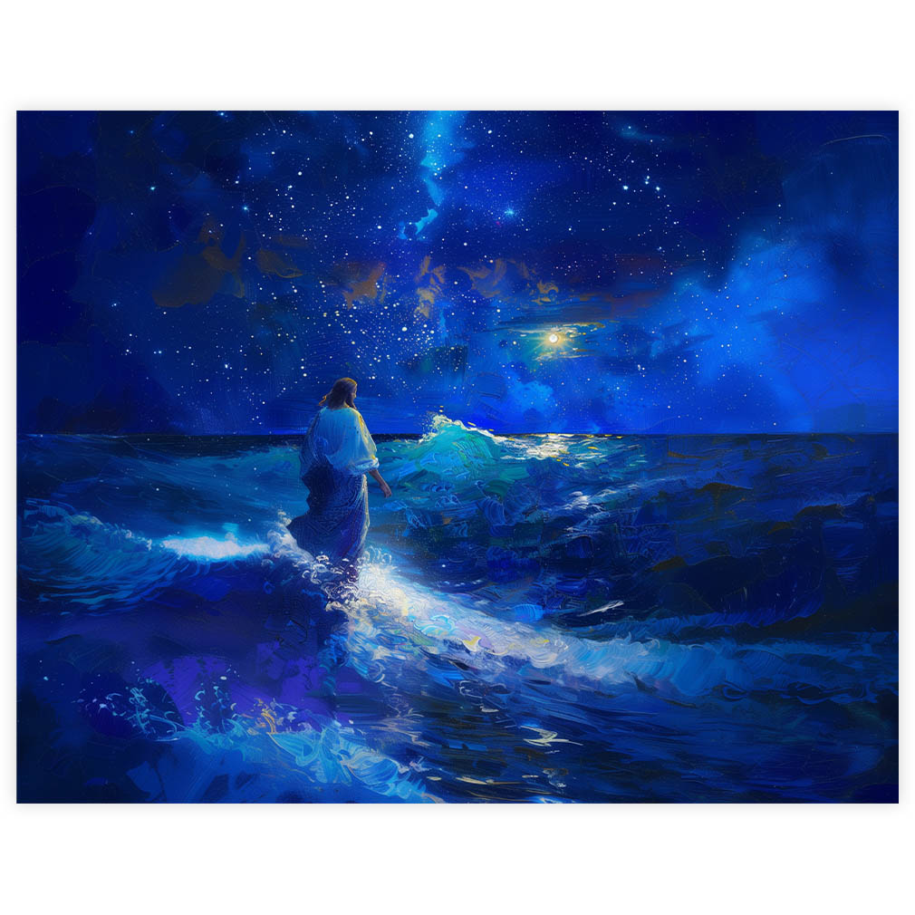 Wondrous Sovereign of the Sea - Framed | Jesus Christ LDS Art for